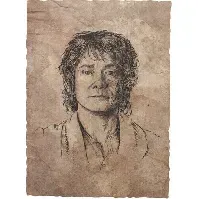 Bilde av The Lord of the Rings - Portrait of Bilbo Baggins Statue Art Print - Fan-shop