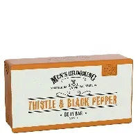 Bilde av The Scottish Fine Soap Thistle & Black Pepper Soap Bar 220g Hudpleie - Kroppspleie - Håndpleie - Håndsåpe