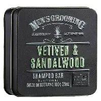 Bilde av The Scottish Fine Soap Vetiver & Sandalwood Shampoo Bar 100g Mann - Hårpleie - Shampoo