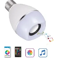 Bilde av Thomson LED-lyspære, høyttaler og fjernkontroll Lamper &amp; el > Lamper &amp; spotter
