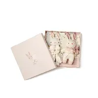 Bilde av ThreadBear - Gift Box Set - Cream Bunny - Comforter and Rattle - (TB4080) - Leker
