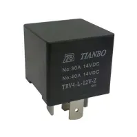 Bilde av Tianbo Electronics TRV4 L-12V-Z Køretøjsrelæ 12 V/DC 1 x skiftekontakt Bilpleie & Bilutstyr - Belysning - Tilbehør og releer