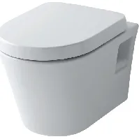 Bilde av Til ES vegghengt toalett, uten skyllekant, rengjøringsvennlig, hvit Baderom > Toalettet