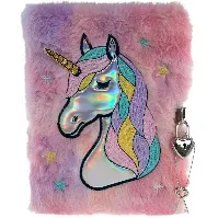 Bilde av Tinka - Plush Diary with Lock - Unicorn (8-802127) - Leker