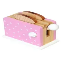 Bilde av Toaster pink m. prikker til børn Leker - Rollespill - Leke kjøkken og mat