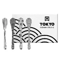 Bilde av Tokyo Design Studio Nippon Black skje 4 stk Skje