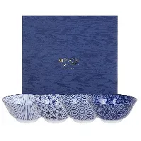 Bilde av Tokyo Design Studio Nippon Blue skål 15,2 cm, 4 stk Skål