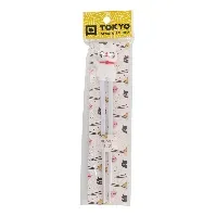 Bilde av Tokyo Design Studio Spisepinner for barn, katt hvit Spisepinne