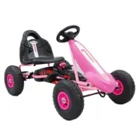 Bilde av Top Racer GoKart til børn, Pink (3-7 år) Utendørs lek - Gå / Løbekøretøjer - Pedal kjøretøy