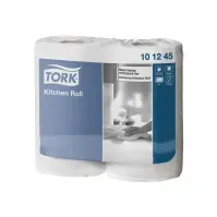 Bilde av Tork Plus - Papirklut - 280 ark - rull - 39.2 m - hvit (en pakke 2) Rengjøring - Tørking - Håndkle & Dispensere