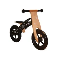Bilde av Træ Sort Løbecykel med rigtige hjul med luft Utendørs lek - Gå / Løbekøretøjer - Løpe sykkel