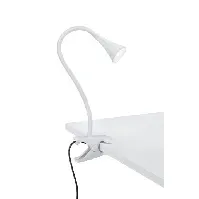 Bilde av Trio Lighting Viper klypelampe, hvit Skrivebordslampe