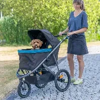 Bilde av Trixie Buggy Premium Hundevogn Svart Hund - Hundebur - Sykkelkurv til hund