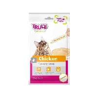 Bilde av Truly - 12 x 5 pcs Cat Creamy Lickable Chicken total 840gr - Kjæledyr og utstyr