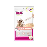Bilde av Truly - 12 x 5 pcs Cat Creamy Lickable Tuna&Salmon total 840gr - Kjæledyr og utstyr