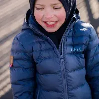 Bilde av Tufte Down Light Hooded Jacket Vintage Indigo - Yttertøy barn og baby
