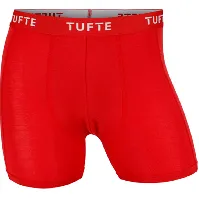 Bilde av Tufte Mens Essentials Boxers Pompeian Red / Grenadine L Accessories - Boxere & Sokker