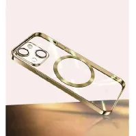 Bilde av Turtos Mobildeksel MagSafe Transparent iPhone 15 Plus, Gold Mobiltelefontillbehör,Mobildeksel og futteral iPhone,Elektronikk