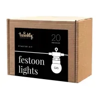 Bilde av Twinkly Festoon Starter Kit - Stringlys - LED x 20 - klasse G - RGB-lys - svart Belysning - Annen belysning - Julebelysning