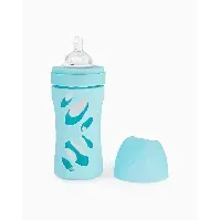 Bilde av Twistshake - Anti-Colic Glass Bottle Pastel Blue 260 ml - Baby og barn