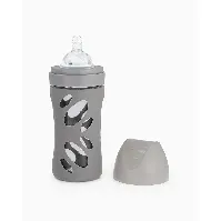 Bilde av Twistshake - Anti-Colic Glass Bottle Pastel Grey 260 ml - Baby og barn