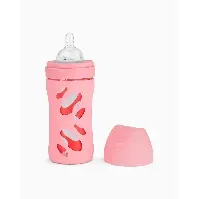 Bilde av Twistshake - Anti-Colic Glass Bottle Pastel Pink 260 ml - Baby og barn