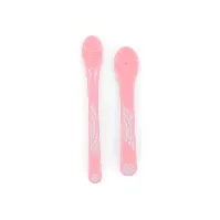 Bilde av Twistshake - Feeding Spoon Set 6+m Pastel Pink 2-pack - Baby og barn