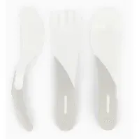 Bilde av Twistshake - Learn Cutlery 6+m White - Baby og barn