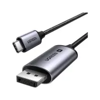 Bilde av UGREEN CM556 USB-C to DisplayPort 8K cable 3m (black) Tele & GPS - Mobilt tilbehør - Deksler og vesker