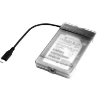 Bilde av USB-C 3.1 Gen2 HDD Adapter, up to 12.5mm, 10Gbps, black PC tilbehør - Skjermer og Tilbehør - Øvrig tilbehør