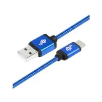 Bilde av USB-USB C-kabel 1,5m blå streng PC tilbehør - Kabler og adaptere - Datakabler
