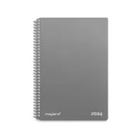 Bilde av Ugekalender tværformat grå PP-plast 2024 Papir & Emballasje - Kalendere & notatbøker - Kalendere