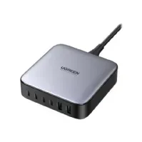 Bilde av Ugreen Nexode - Strømadapter - 200 watt - 6 utgangskontakter (2 x USB, 4 x USB-C) Tele & GPS - Batteri & Ladere - Ladere
