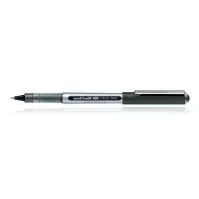 Bilde av Uni UniBall, Tynn penn, Svart, Sølv, Svart, 0,5 mm Skriveredskaper - Kulepenner & Fyllepenner - Rullepenner