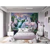 Bilde av Unicorn Paradise tapet 243 x 305 cm Maling og tilbehør - Veggbekledning - Veggmaleri