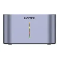 Bilde av Unitek - Drevkabinett - brønner: 2 - 2,5 / 3,5 delt - SATA 6Gb/s - USB 3.2 (Gen 1) - romgrå PC-Komponenter - Harddisk og lagring - Skap og docking