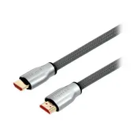 Bilde av Unitek - HDMI-kabel - HDMI hann til HDMI hann - 3 m - sølv, sink-legering PC tilbehør - Kabler og adaptere - Videokabler og adaptere