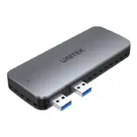 Bilde av Unitek SolidForce - Drevkabinett - M.2 - M.2 NVMe Card / PCIe 4.0 (NVMe) - USB 3.2 (Gen 2) - romgrå - for Sony PlayStation 5 Tele & GPS - Mobilt tilbehør - Hodesett / Håndfri