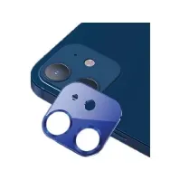 Bilde av Usams USAMS Camera Lens Glass iPhone 12 metal niebieski/blue BH703JTT05 (US-BH703) Tele & GPS - Mobilt tilbehør - Skjermbeskyttelse