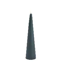 Bilde av Uyuni - LED cone candle - Pine green, smooth - 6,8x30 cm (UL-CO-PG07030) - Hjemme og kjøkken