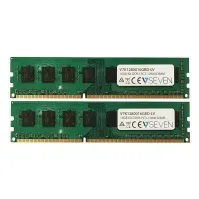 Bilde av V7 - DDR3 - sett - 16 GB: 2 x 8 GB - DIMM 240-pin - 1600 MHz / PC3-12800 - CL11 - 1.35 V - ikke-bufret - ikke-ECC PC-Komponenter - RAM-Minne