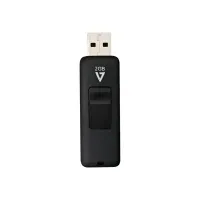 Bilde av V7 VF22GAR-3E - USB-flashstasjon - 2 GB - USB 2.0 - svart PC-Komponenter - Harddisk og lagring - USB-lagring