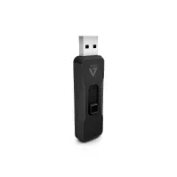 Bilde av V7 VP264G, 64 GB, USB Type-A, 2.0, 10 MB/s, Skyving, Sort PC-Komponenter - Harddisk og lagring - USB-lagring