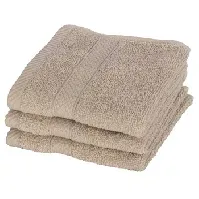 Bilde av Vaskeklut - Sand - Egeria - 30x30 cm Håndklær