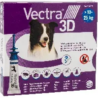 Bilde av Vectra 3D - Spot-on-solution (dogs) 10-25 kg 3pk - (590379) - Kjæledyr og utstyr