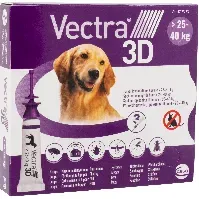 Bilde av Vectra 3D - Spot-on-solution (dogs) 25-40 kg 3pk - (477333) - Kjæledyr og utstyr