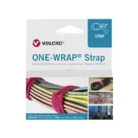 Bilde av Velcro ONE-WRAP, Frigjørbart buntebånd, Polypropylen (PP), Velcro mappe, Sort, 150 mm, 20 mm, 25 stykker PC tilbehør - Kabler og adaptere - Strømkabler