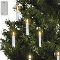 Bilde av Veli Line trådløst LED juletrelys m/3D flamme Julepynt