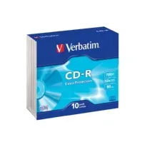 Bilde av Verbatim - 10 x CD-R - 700 MB (80 min) 52x - smalt cover PC-Komponenter - Harddisk og lagring - Lagringsmedium