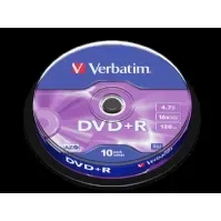 Bilde av Verbatim DataLifePlus - 10 x DVD+R - 4.7 GB 16x PC-Komponenter - Harddisk og lagring - Lagringsmedium